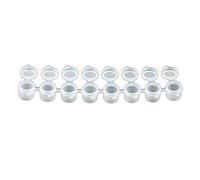 Récipient compact pour bandes de peinture 6/8 bandes avec couvercles sécurisés, parfait pour le transport de pigments aquarelles, fournitures artistiques, bandes de peinture vides