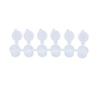 Récipient compact pour bandes de peinture avec couvercles sécurisés, parfait pour ranger et transporter des pigments aquarelles, fournitures artistiques, bandes de peinture vides