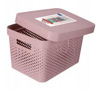 Récipient Curver Infinity Eco avec couvercle 17 L, rose