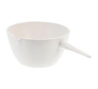 Récipient D’évaporation en Porcelaine 500ml Rond avec Poignée | Résistant aux Acides et Bases, Bec Verseur Précis, Usage Laboratoire et lanc