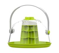 Récipient d'alimentation pour reptiles - Cage d'habitat respirante | pour animaux domestiques | Réservoir transparent pour habitat de lézard, kit de démarrage pour escargots, reptiles, tortues e