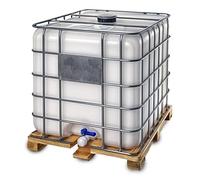 Récipient de 1000 litres IBC-GRG avec palette en bois