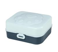 Récipient de bar à shampooing de voyage | Petit porte-savon carré anti-fuite | Porte-linge pour barre de nettoyage | Conteneur de barre de lavage pour le corps | Récipient de bar à savon portable avec