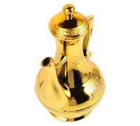 Récipient de Bouddha Vintage 330ml en Plastique pour Offrandes | Décoration Intérieure Dorée, Usage Maison ou Temple, Léger et Portable, Charme Historique, Style Délicat
