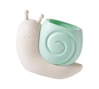 Récipient de bureau en plastique Dessin animé en forme d'escargot Gobelet à crayons pour enfants Étude École Fournitures de bureau Organisateur de crayon amical