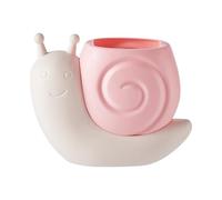 Récipient de bureau en plastique Dessin animé en forme d'escargot Gobelet à crayons pour enfants Étude École Fournitures de bureau Organisateur de crayon amical