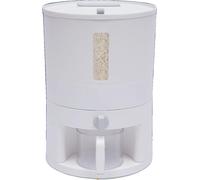 Récipient de conservation étanche à l'air, capacité de 12 litres, verre doseur inclus, forme ronde, résistance maximale à la température de 100 °C, dimensions 25 cm x 35 cm