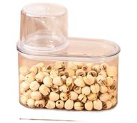 Récipient de conservation hermétique transparent pour aliments secs avec bec verseur et joint en silicone pour chien ou chat 500 ml, 1000 ml, 1500 ml, 2000 ml (500 ml)