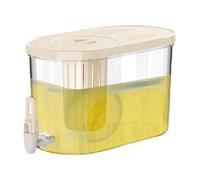 Récipient de filtre à eau pour réfrigérateur | Distributeur d'eau avec filtre, carafe étanche de 4,5 L avec robinet pour maison, appartement, camping, hôtel