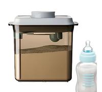 Récipient de formule de voyage - Récipient alimentaire hermétique de 1 700 ml | Distributeur de formule avec cuillère, pour chambre d'enfant, voyage en voiture, cuisine, garde-manger, 15 x 12 x 15 cm.