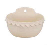 Récipient de jardin vertical à arrosage automatique pour pot de fleurs en plastique à arrosage automatique pour balcon, balustrade, clôture (blanc)