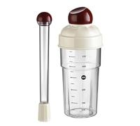 Récipient De Mélange 600 Ml Avec Marquage Des Volumes Visibles Et Verrouillage Sécurisé Pour Les Thés À Bulles Et Le Brassage À Domicile Outil Préparation Cocktails Durables