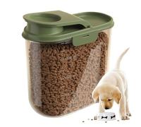 Récipient de nourriture pour animaux de compagnie - roues de stockage de chats pour chats bacs | 2L Conteneur la nourriture pour chiens | Dispensateur de grains anti-étincelle transparente étanche à