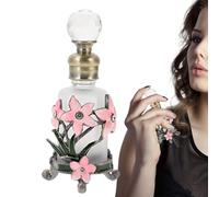Récipient de parfum antique - Récipient floral en, souvenir esthétique, support de parfum portable, pulvérisateur rétro | Artisanat élégant, cadeaux d'anniversaire de mariage idéaux, collectio