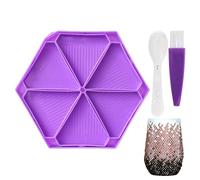 Récipient de peinture à strass - Outil de bricolage de 15 cm, récipient de tri de peinture, plateau de tri durable | Organisateur efficace de strass pour les passionnés débutants, artistes, artisanat