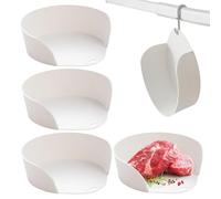 Récipient de préparation des repas - Récipient de conservation pour planche à découper, 5 accessoires de cuisine pour conserver les assiettes, la salade et les desserts au réfrigérateur pour