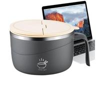 Récipient de rangement alimentaire portable, réutilisable, étanche, organiseur de déjeuner, accessoire de cuisine avec construction robuste, gadget de transport pratique avec design compact