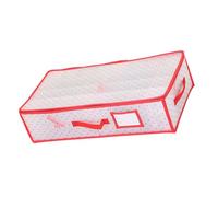 Récipient de rangement de grande capacité à 64 compartiments, tissu Oxford portable pour décoration de Noël, festival, organisateurs de décoration