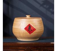 Récipient de rangement en céramique - Bocal de cuisine scellé pour riz, farine, céréales, sucre, café, nourriture pour animaux domestiques