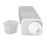 Récipient de rangement hermétique pour détergent à lessive 700 ml avec tasse à mesurer et bec verseur pour distributeur de lessive et de savon (700 ml)