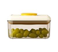 Récipient de rangement rectangulaire de qualité alimentaire avec fermeture sous vide, empilable, économe en espace, organiseurs de cuisine avec couvercles