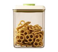 Récipient de rangement rectangulaire de qualité alimentaire avec fermeture sous vide, empilable, économe en espace, organiseurs de cuisine avec couvercles