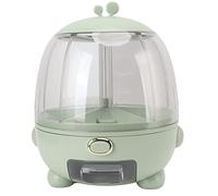 Récipient de Rangement Rotatif de Grande capacité Dispensateur de céréales scellé pour l'organisation de la Cuisine (Vert)