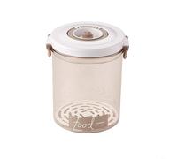 Récipient de rangement sous vide alimentaire avec technologie de fermeture sous vide - Hermétique, empilable, transparent de grande capacité pour cuisine (E)