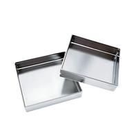 Récipient De Récupération D'huile Bac D'égouttement De 1,0 Mm En Acier Inoxydable 304 For Vidange D'huile Et Machine À Laver, Bac D'évacuation Des Condensats Étanche(35 * 30 * 4cm)
