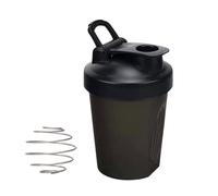 RéCipient De Shaker De ProtéInes De 400 Ml, Bouteille De Shaker De Poudre De ProtéInes Anti-Fuite Avec Balance Et Boule De Fouet En Acier Inoxydable Pour Les Sports De Fitness Noir