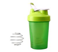RéCipient De Shaker De ProtéInes De 400 Ml, Bouteille De Shaker De Poudre De ProtéInes Anti-Fuite Avec Balance Et Boule De Fouet En Acier Inoxydable Pour Le Sport De Fitness Vert