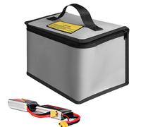 Récipient de Stockage de Batterie Ignifuge - Protecteur de sécurité de la Batterie à l'épreuve de l', Sac de Charge résistant aux usures Portables | Boîte de sécurité des transports de Batter