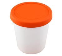 Récipient de stockage de crème glacée | Bac à crème glacée fait maison pour le stockage du congélateur | Baignoire de congélation réutilisable pour faire maison, yaourt, capacité de 1 l