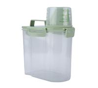 Récipient de Stockage de Nourriture pour Chien, Récipient de Nourriture pour Animaux de Compagnie, Récipient de Stockage de Nourriture pour Chat avec Tasse à Mesurer et Poignée,