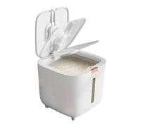 Récipient De Stockage De Riz En Plastique - Hermétique, Seau Pour Aliments Secs, Garde-croquettes Pour Animaux De Compagnie, Poubelle De Cuisine Résistante À L'humidité | Stockage Des Céréales D