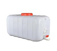 Récipient de stockage d'eau portable de qualité alimentaire avec robinet, idéal pour le camping, la randonnée, les voyages et l'utilisation d'urgence, plastique durable avec poignée de transport