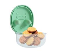 Récipient de stockage des aliments-boîte à collation en silicone sans BPA, organisateur étanche de 3,94x2,36x1,57 pouces, compartiment fraîcheur sécurisé, étui de préparation de repas compact | Boîte