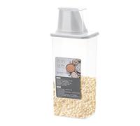 Récipient de stockage des grains - 4,33 x 3,35 x 10,63 pouces Compartiment alimentaire transparent en polypropylène de capacité, distributeur de riz avec tasse à mesurer, organisateur d'aliments