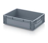 Récipient de Stockage empilable Auer EG 43/12 HG - Durable et sûr pour Les Aliments - 400 x 300 x 120 mm - Idéal pour l'industrie et la Restauration
