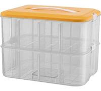 Récipient de stockage, matériau écologique, utilisation polyvalente, jaune Deux couches