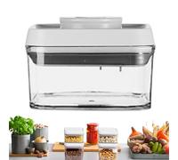 Récipient de Stockage pour Céréales,Contenants Alimentaires Empilables | Récipient Hermétique Transparent pour Snacks, Riz, Fruits Secs, Thé en Vrac, Café, Épices, Organisation du