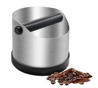 Récipient de tapotement pour porte-filtre, Boîte à café en acier inoxydable, 700 ml, bac à marc de café, boîte de ramassage pour accessoires de machine porte-filtre (Argent)