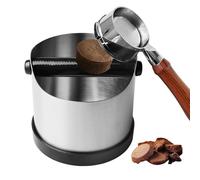 Récipient de Tapotement pour Porte Filtre, Boite Café Knock Box 700 ml, Boite À Café Knock Box en Inox, Bac À Marc de Café, Boîte de Récupération pour la Collecte et Le Recyclage Du Café