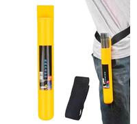 Récipient de tige de soudage - Boîte de rangement, tube d'électrode avec couvercle à visser - Récipient étanche professionnel pour soudeur - Support en plastique robuste avec clip de ceinture pour la