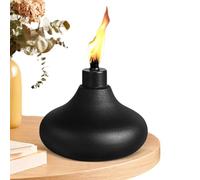 Récipient de torche rechargeable | Totilla de table à la citronnelle Torcha rechargeable Lumière de flamme - Patio Métal Torch résistant Lumière de torche à flamme extérieure pour patio, jardin