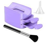 Récipient De Trempage Pour Ongles - ABS, Outil De , Plateau De Recyclage De Poudre De Trempage | Plateau Complet De Recyclage De Poudre À Ongles, Ensemble D'accessoires De Pour Femmes