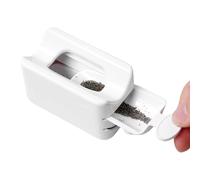 Récipient De Trempage Pour Ongles - Plateau De Poudre De Trempage Pour Ongles, Récipient D'économie De Poudre À Paillettes Double Couche, Étui De Recyclage 2 En 1 Avec Décorations En Strass Et Pierres