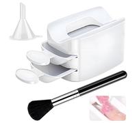 Récipient de trempette - Easy to Use Ergonomic Cleanness Elegant ongles, bac Pin, recyclage poudre avec pinceau, Nail Tech Must Haves Women | Home Salon Innovative Design Effortless