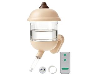 Récipient d'hydratation Tiny Fauna : sorbet magnétisé à l'épreuve des déversements de 170 ml, récipients pour boissons pour animaux de compagnie avec poche anti-goutte, soufflé à distance, fixé