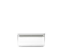 Récipient empilable Brabantia TASTY+ | Récipient alimentaire hermétique avec joint en silicone pour la cuisine | Pour aliments secs et humides, sucre, farine | Capacité 1,5 L | Light Grey